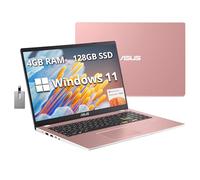 ASUS Vivobook Go - Computer portatile FHD da 15,6", Intel Pentium Silver N6000, 4 GB di RAM, SSD da 128 GB, grafica Intel HD, tastiera retroilluminata, webcam HD, Wi-Fi 5, Office 365 di 1 anno,