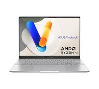 ASUS Vivobook S 14 OLED M5406WA#B08H1KCVGC, Notebook in alluminio con Monitor 14" OLED Anti-glare, Copilot+ PC, Processore AMD Ryzen AI 9 HX 370, RAM 32GB, 1TB SSD PCIE, Windows 11 Home, Argento