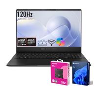 ASUS Vivobook S 16 AI Copilot+ PC Business Laptop, 15,6" 2.8K 120Hz, AMD Ryzen AI 9 HX 370, 32 GB RAM, SSD 2 TB, scheda grafica Radeon, Wi-Fi 6, RGB retroilluminato KB, W11 Pro, bundle con SSD esterno