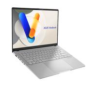 ASUS Vivobook S14 M5406 Copilot+ PC NOTEBOOK, 14 ", processore AMD Ryzen AI 7 350, Radeon™ Onboard Graphics, RAM 24 GB, 512 GB SSD, Silver, Windows 11 Home