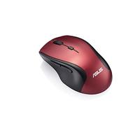 ASUS WT415 - Mouse ottico 1600 dpi, 6 tasti, senza fili, colore: Rosso