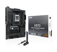 ASUS X870 MAX GAMING WIFI7, Scheda Madre AMD ATX, 12+2+1 Stadi di Alimentazione, Slot DDR5, Tre Slot M.2, PCIe 5.0, WiFi 7 con Q-Antenna, Ethernet Realtek 2,5Gb, HDMI, USB4 con USB-C, Aura Sync