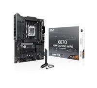 ASUS X870 MAX GAMING WIFI7, Scheda Madre AMD ATX, 12+2+1 Stadi di Alimentazione, Slot DDR5, Tre Slot M.2, PCIe 5.0, WiFi 7 con Q-Antenna, Ethernet Realtek 2,5Gb, HDMI, USB4 con USB-C, Aura Sync