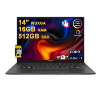 ASUS Zenbook 14 Creator Laptop 14" WUXGA Lumina OLED Touch (100% DCI-P3, 500nits HDR) Intel 16-core Ultra 7 255H (fino a 13 TOPS) 16 GB RAM 512 GB SSD per Business Professional Win11 ICP Hub w/Copilot