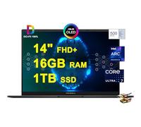 ASUS Zenbook 14 OLED Copolit AI PC Laptop 14" FHD+ Lumina OLED Touch (500nits, 100% DCI-P3, lucido) Intel 16-core Ultra 7 155H 16GB RAM 1TB SSD retroilluminato Thunderbolt Harman/Kardon Win11 + cavo