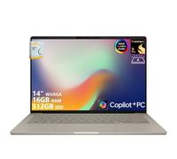ASUS Zenbook A14 Copilot+ AI PC portatile | 14" WUXGA OLED (100% DCI-P3) | Qualcomm Snapdragon X Plus (fino a 45 top) | 16 GB RAM 512 GB SSD | per Creator Business Professional Win11 Pro con