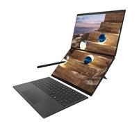 ASUS Zenbook Duo (2026), doppio display touch OLED 3K 144Hz da 14", processore Intel Core Ultra 9 386H, Intel Graphics, 32 GB di RAM, SSD da 1 TB, custodia e pennino inclusi, WiFi 7, Windows 11