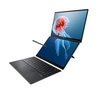 ASUS Zenbook Duo Laptop, Dual 14 pollici OLED 3K 120Hz Touch Display, Intel Evo Certified, Intel Core Ultra 9 185H CPU, Intel Arc Graphics, 32GB RAM, 1TB SSD, Windows 11, Inkwell Gray, UX8406MA-PS99T