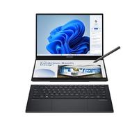 ASUS Zenbook Duo Laptop, Dual Display Touch OLED 3K 120Hz da 14", certificato Intel Evo, Intel Core Ultra 9 285H, grafica Intel Arc, 32 GB di RAM, SSD da 1 TB, Windows 11, Inkwell Gray, UX8406CA-PS99T