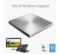 Asus Zendrive U9M Masterizzatore Esterno Pc Lettore Dvd CD Portatile Windows Mac