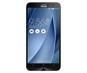 Asus ZenFone 2 Smartphone, Schermo da 5.5", Processore Quad Core 1,8 GHz, RAM 4 GB, 16 GB, Dual SIM, Argento