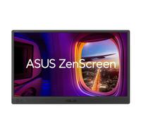 ASUS ZenScreen MB169CK, Monitor Portatile da 15,6", Full HD IPS (1920x1080), Doppia Porta USB-C, Mini-HDMI, Tecnologia Flicker Free e Filtro Luce Blu, Superficie Anti-riflesso, Nero