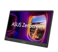 ASUS ZenScreen MB169CK, Monitor Portatile da 15,6", Full HD IPS (1920x1080), Doppia Porta USB-C, Mini-HDMI, Tecnologia Flicker Free e Filtro Luce Blu, Superficie Anti-riflesso, Nero