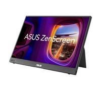 ASUS ZenScreen MB16FC, Monitor Portatile da 16", WUXGA IPS (1920 x 1200), 5ms (GTG), 75Hz, Auto Rotazione, Treppiede, USB-C, Mini HDMI, Flicker Free, Low Blue Light, FSC, Nero