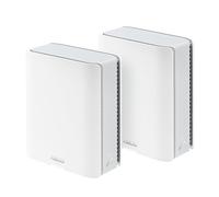 ASUS ZenWiFi BT6 Tri-Band WiFi 7 Mesh, 9.4 Gbps, 5800 piedi quadrati (2 unità), porta WAN 2.5G, sicurezza e controllo genitori inclusi, Smart Home Master SSID, 4G e 5G Mobile Tethering- BT6