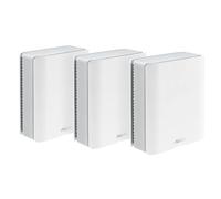ASUS ZenWiFi BT8 (Pacco da 3), WiFi 7 Mesh tribanda, 14 Gbps, Fino a 750 Metri Quadrati, Due Porte 2,5G, Parental Control Incluso, Smart Home Master SSIDs, 4G & 5G Mobile Tethering, Bianco