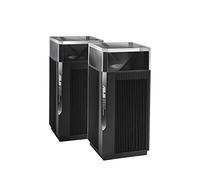 ASUS ZENWIFI PRO ET12, WiFi 6 Mesh, Per Modem Operatore e ONT, Nero 1 Pezzo | AXE11000, fino a 557 m² di Copertura, Banda a 6 GHz, Funzioni di Sicurezza e Due Porte Ethernet 2.5G