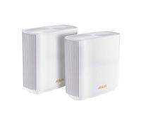 ASUS ZenWiFi - Sistema 6E a rete a tripla banda per tutta la casa (ET9 2 unità), copertura fino a 5.500 metri quadrati, 7800 Mbps, nuova banda da 6 GHz, AiMesh, sicurezza gratuita di