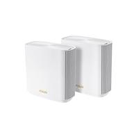 ASUS ZenWiFi - Sistema Wi-Fi 6E con rete tri-band per tutta la casa, copertura fino a 5.500 m² e 6+camere, 6600 Mbps, nuova banda da 6 GHz, AiMesh, Instant Guard