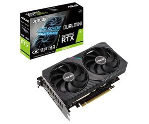 Asustek Video Cards Dual Nvidia Geforce Rtx 3060 Ti V2 Mini Oc Edition 8Gb G, Nero