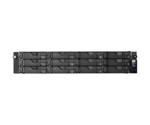 Asustor AS7112RDX/RAIL KIT Server di archiviazione NAS Rack 2U Ethernet Nero