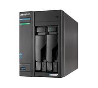 Asustor Lockerstor 2 Gen2+ AS6702T v2, 2 Bay NAS, Quad-Core 2.0GHz CPU, 2 5GbE Ports, 4GB RAM DDR4, 4 M.2 SSD Slots, Network Attached Storage (Senza dischi)