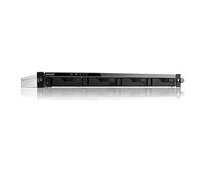 Asustor Lockerstor 4 AS6504RD 4 Bay NAS - Doppia alimentazione di rete, Quad Core 2.1 GHz CPU, 8 GB RAM DDR4 con set di guide AS-Rail
