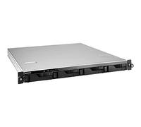 Asustor Lockerstor 4 AS6504RS 4 Bay NAS - Alloggiamento di archiviazione di rete 1U Rack, Quad Core 2.1 GHz, CPU 8 GB RAM DDR4 con Rail multicolour