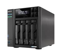 Asustor Lockerstor 4 Gen2+ AS6704T v2, 4 Bay NAS, Quad-Core 2.0GHz CPU, 2 5GbE Ports, 4GB RAM DDR4, 4 M.2 SSD Slots, Network Attached Storage (Senza dischi)