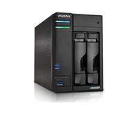 Server NAS Asustor LOCKERSTOR 2 Gen2 (AS6702T) Desktop Collegamento ethernet LAN Nero N5105 [AS6702T]