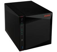 ASUSTOR - NAS Nimbustor 4 con 4 Slot 3.5 pollici / 2.5 pollici Interfacce 2 x Gigabit Ethernet / 3 x USB 3.0 Ram 4 GB