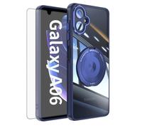 Asuwish Custodia per Samsung Galaxy A06 5G, compatibile con pellicola protettiva MagSafe e anello magnetico, supporto A 06 4G AO6 64GB SM-A065F A065F/DS Slim trasparente