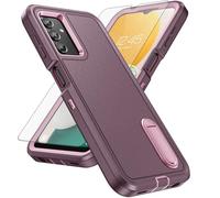 Asuwish Custodia per Samsung Galaxy A13 4G/5G con pellicola protettiva per lo schermo, supporto ibrido nascosto, robusta, antiurto, rigida, resistente, protettiva A04s M13 G5 A 13 LTE 13A 2022 donne