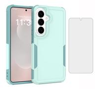 Asuwish Custodia per Samsung Galaxy S26 5G con pellicola protettiva in vetro temperato e accessori per celle sottili ibrida in silicone morbido gomma protettiva mobile S 26 26S G5 SM-S942U donne