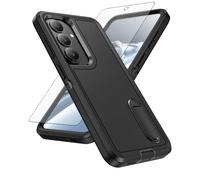 Asuwish Custodia per Samsung Galaxy S26 5G, con pellicola protettiva in vetro temperato, ibrida, con supporto nascosto, robusta, antiurto, resistente, protettiva, S 26 26S G5 SM-S942U, donne e uomini