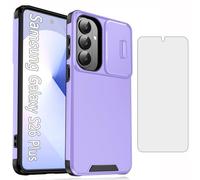 Asuwish Custodia per Samsung Galaxy S26 Plus S26+5G, con pellicola protettiva in vetro temperato e cover per fotocamera in morbido silicone TPU, accessori per cellulari S 26 + 26+ S26Plus 26S SM-S947U