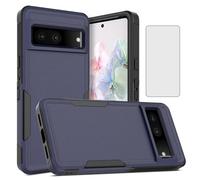 Asuwish Custodia per telefono per Google Pixel 7 Pro 5G con pellicola protettiva in vetro temperato e accessori per celle ibrida sottile gomma siliconica morbida mobile Pixel7Pro Pixel7 XL Seven 7Pro