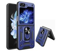 Asuwish Custodia per telefono per Samsung Galaxy Z Flip 7 5G con supporto rigido ad anello antiurto ibrido mobile sottile cavalletto protettivo robusto accessori per celle ZFlip 7Z Z7 G Flip7 ZFlip7