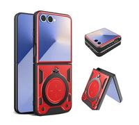 Asuwish Custodia per telefono per Samsung Galaxy Z Flip 7 5G Cover magnetica con supporto ad anello Cavalletto Duro Sottile Robusto Antiurto Protettiva Accessori Cellulari ZFlip 7Z Z7 G Flip7 ZFlip7