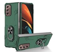 Asuwish Custodia per telefono per Samsung Galaxy Z Fold 2 5G 2020 Cover e Anello Holder Stand Sottile Ibrido Protettivo Mobile Cavalletto Full Body Rugged Cell Accessori ZFold2 Z2 Fold2 ZFold25G Donne