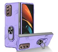Asuwish Custodia per telefono per Samsung Galaxy Z Fold 2 5G 2020 Cover e Anello Holder Stand Sottile Ibrido Protettivo Mobile Cavalletto Full Body Rugged Cell Accessori ZFold2 Z2 Fold2 ZFold25G Donne