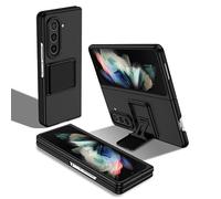 Asuwish Custodia per telefono per Samsung Galaxy Z Fold 5 5G 2023 e Slide Camera Cover Kickstand Stand Slim Protettiva Mobile Hard Hybrid Back Antiurto Cell Accessories ZFold5 Z5 G Fold5 5Z Donne