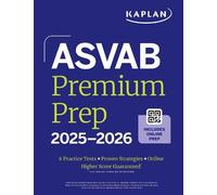 ASVAB Premium Prep 2025-2026 (Tascabile) Kaplan Test Prep (PRESALE 22/05/2025)
