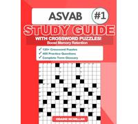 ASVAB Study Guide 2025-2026 - The Only One with Crosswords, 300 Practice Questions for Army, Navy, Air Force & Marines