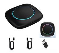 ASVEGE CarPlay Wireless AiBox per BMW-Android 13 Wireless CarPlay AI Box Adattatore,Supporta solo le auto originali dotate CarPlay,CarPlay con SIM e Scheda SD,Video YouTube, Netflix, TikTok,4GB + 64GB