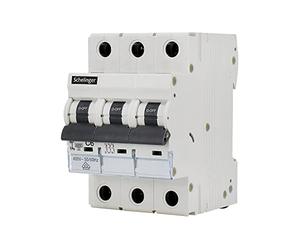 asvendo Elettrico/Schelinger/Interruttore di circuito/Interruttore LS/Fusibile automatico/Fusibile / 1 polo/ 3 poli/B o C / 2A - 63A / VDE (3 poli/B / 10A)