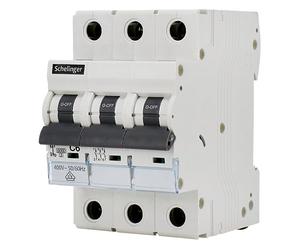 asvendo Elettro/Schelinger/Interruttore di circuito/Interruttore LS/Fusibile automatico/Fusibile / 1 Poli/B o C / 2A - 63A / VDE (3 Polig/C/6A)