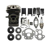 ASVGTRZ Kit Cilindro pistone da 39 mm Adatto for 240 240E 235E 235 236 236E Kit Guarnizione Cuscinetto Albero Motore Kit Guarnizione Motosega AV Tampone Supporto Molla