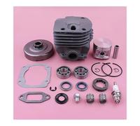 ASVGTRZ Kit di ricostruzione del pistone del Cilindro da 50 mm Adatto for Motosega 2065 2165 2071 2171 con Guarnizione del paraolio del Cuscinetto ad Aghi della Corona del pignone