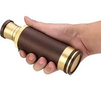 ASVIL 25 × 50 piccolo telescopio portatile retrò retrattile pirata piccolo telescopio portatile Spyglass, con oculare retrattile BAK4 FMC Lens